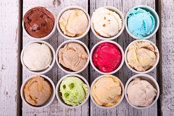 Selection of Ice Creams